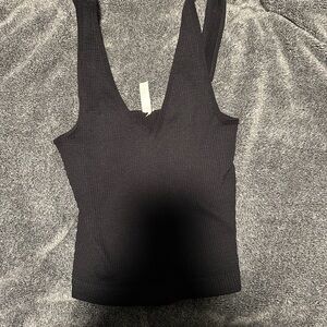 Black Sleeveless Women's Top